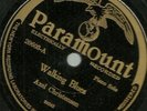 Axel Christensen piano solos, Walking Blues (Blythe) Paramount 20603 78 rpm