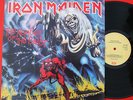 IRON MAIDEN IRISH PRESSING EMC 3400 BIEGE LABEL NUMBER OF THE BEAST V RARE 1982