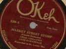 Chas Creath's Jazz-O-Maniacs, Market Street Stomp, St Louis, Mo Okeh 8280 78 rpm
