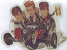 ROCKABILLY 45-STRAY CATS-(SHE'S) SEXY-RARE PICTURE SHAPE DISC-LISTEN