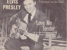 Elvis Presley SINGLE,LOVE ME TENDER,USA,1956,RARES BLACK & WHITE COVER 