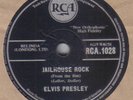 ELVIS PRESLEY - Jailhouse Rock / Treat Me Nice 78 rpm disc (A+)