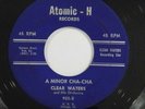Blues 45 CLEAR WATERS A Minor Cha-Cha / I Don't Know Why on Atomic-H