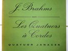 BRAHMS LES QUATUORS A CORDES QUATUOR JANACEK ERATO RARE