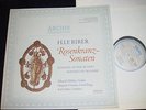 2 LPs: H.I.F. Biber Sonatas of the Rosary (Rosenkranz), MELKUS, Archiv 198 422/3