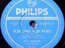 Léo Férré - Paris canaille version Suédoise - Rare 78T 1956