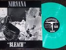Nirvana Bleach Green Erika Pressing Sleeve Excellent / Vinyl Unplayed Love Buzz
