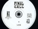 Final Call - Lion // Wise Man / Burial France orig 12