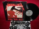 METALLICA kill em' all LP 80s metal MEGAFORCE