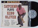 LOUIS ARMSTRONG Satchmo Plays King Oliver AUDIO FIDELITY LP