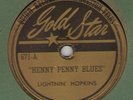78 RPM Lightnin' Hopkins Gold Star 671 in E+ Rare one