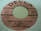 POPCORN 45: Gene Vito - Undiscovered Country / Decca Promo HEAR IT
