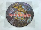 Iron Maiden Piece of Mind 1983 USA Picture Disc LP w/ Cross-Eyed Mary Nr Mint