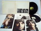 THE BEATLES WHITE ALBUM RARE U.K. IMPORT APPLE PCS 7067 1968 w POSTER & 4 PHOTOS