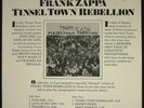 FRANK ZAPPA Tinseltown Rebellion CLEAN CUTS EDITION Promo LP