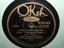 Okeh 40948 Irwin Abrams Hotel Manger Orch Feel At Home With You My Heart Stood  