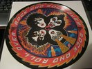 RARE LP RECORD PICTURE DISC-KISS-ROCK AND ROLL OVER