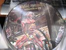 RARE LP VINYL RECORD PICTURE DISC-IRON MAIDEN-SOMEWHERE IN TIME