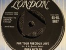 Jerry Butler and Impressions -  For Your Precious Love. Rare soul London Tri 45