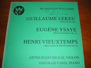 arthur grumiaux -dinorah varsi piano guillaume lekeu -eugene ysaye record signed