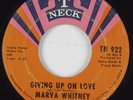 Funk 45 MARVA WHITNEY Giving Up On Love T NECK HEAR