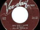 DILLARD CROOM JR Its You I Love DOO WOP 45 on VEE JAY 283