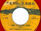 KING FLEMING RARE 1954 CHICAGO BLUES DOO WOP 45 BLUE LAKE 104 RED WAX