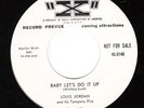 R&B JUMP JIVE on X - LOUIS JORDAN--HEAR BOTH--1955 PROMO