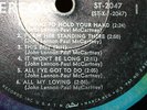 MEET THE BEATLES RARE STEREO 1ST PRESS, NO BMI, NO ASCAP, A1 STAMP