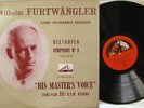 BEETHOVEN Symphony 3 EROICA FURTWANGLER VPO HMV ALP 1060 EXC