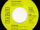 David Bowie - Changes b/w Andy Warhol / USA 