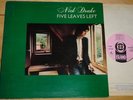 NICK DRAKE   FIVE LEAVES LEFT   RARE UK PINK ISLAND LP 1969   ACID FOLK PSYCH