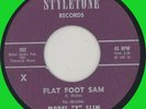MODEL T SLIM Flat Foot Sam 45rpm Styletone 1966 blues harp