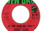 RARE FUNK 45  BREAKS     COUNT YATES   AT THE SOU- IN PART 1 & II    NEWBAG