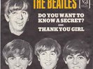 Beatles 45 & PS Vee Jay VJ-587 Secret & Thank You Girl Rare Sleeve