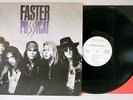 FASTER PUSSYCAT LP WLP WHITE LABEL PROMO 1980's GLAM ROCK ELEKTRA 1987