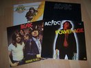 4 x AC/DC LPs,back in black,highway to hell,powerage,high voltage, sehr gut Zust