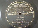 78 Record VICTOR MONARCH The Siren  Pre Dog no 3158 Metropolitan Orchestra