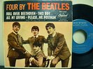 THE BEATLES - FOUR BY THE BEATLES - PICTURE SLEEVE 45 EP