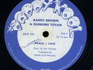 Barry Brown & Ranking Toyan - Peace and Love UK orig 12