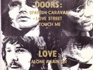 DOORS Love Street+2 / LOVE Alone Again 60s US psych IRANIAN press. ps EP RARE