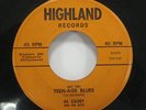 AL CASEY - TEEN-AGE BLUES * ORIG HIGHLAND 45 ROCKABILLY RARE