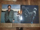 Two Eric Clapton unused LP's both signed by the artist in 1988.