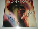 BON JOVI-7800 FAHRENHEIT LP SIGNED AUTOGRAPHED
