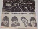 BEATLES STRAWBERRY FIELDS PENNY LANE DENMARK SINGLE PARLOPHONE R 5570 RARE NICE