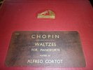 CHOPIN Waltzes for Pianoforte ALFRED CORTOT 6x 12