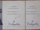 Columbia 33CX 1222-3  Schubert Winterreise Hans Hotter Gerald Moore U.K  2 LP