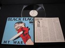 Black Flag My War Japan Promo White Label Vinyl LP Henry Rollins Band