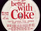 COCA-COLA / COKE: ORBISON, SUPREMES, JAN & DEAN, SHIRELLES - RADIO ADVERTS DISC
