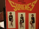 THE SUPREMES - MEET THE SUPREMES - 1st LP - MOTOWN   RARE SITTING COVER